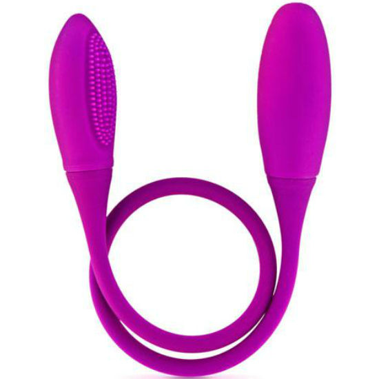 Stimulateur Double Pretty Love Fonction Chatouille Rose