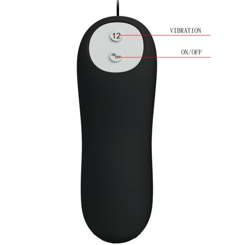 Stimulateur de Prostate Pretty Love Télécommandé Noir