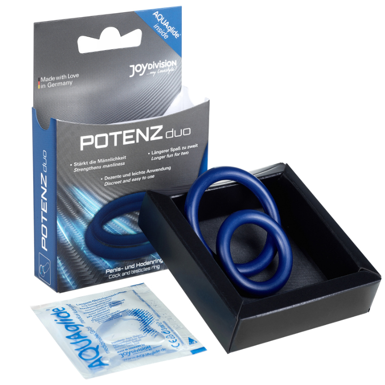 Cockrings POTENZduo Kit 2 Anneaux Medium - JoyDivision
