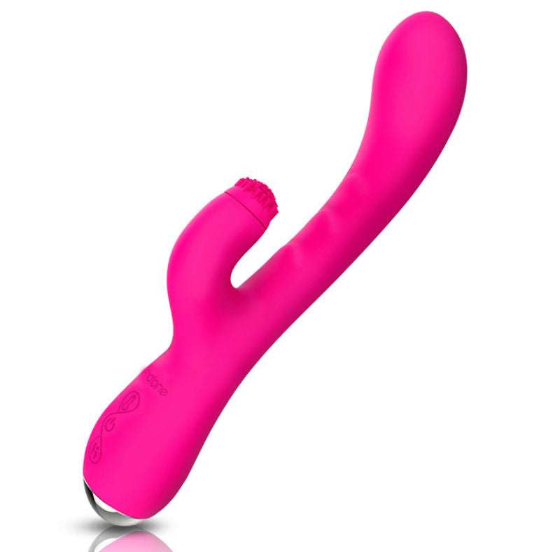 Nalone Vibromasseur Rabbit Chauffant avec Rotation Clitoridienne Rose