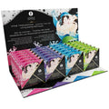 Shunga - Présentoir Sels de bain parfumés Bain de Minuit (24 sachets 4 parfums)