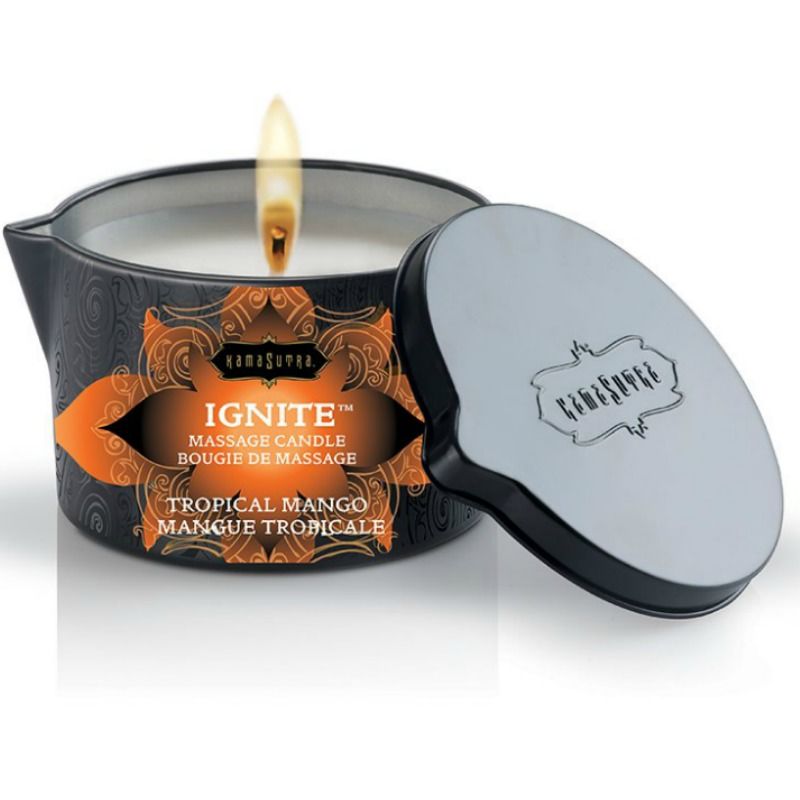 Kamasutra - Bougie de massage Mangue Tropicale - 170 gr