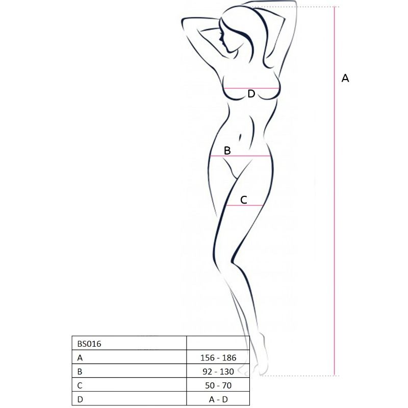 Bodystocking Résille BS016 Rouge - Passion