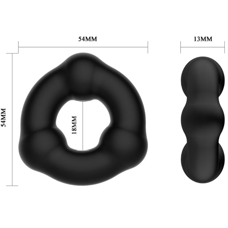 Anneau Pénien Silicone Nodules Crazy Bull - Crazy Bull