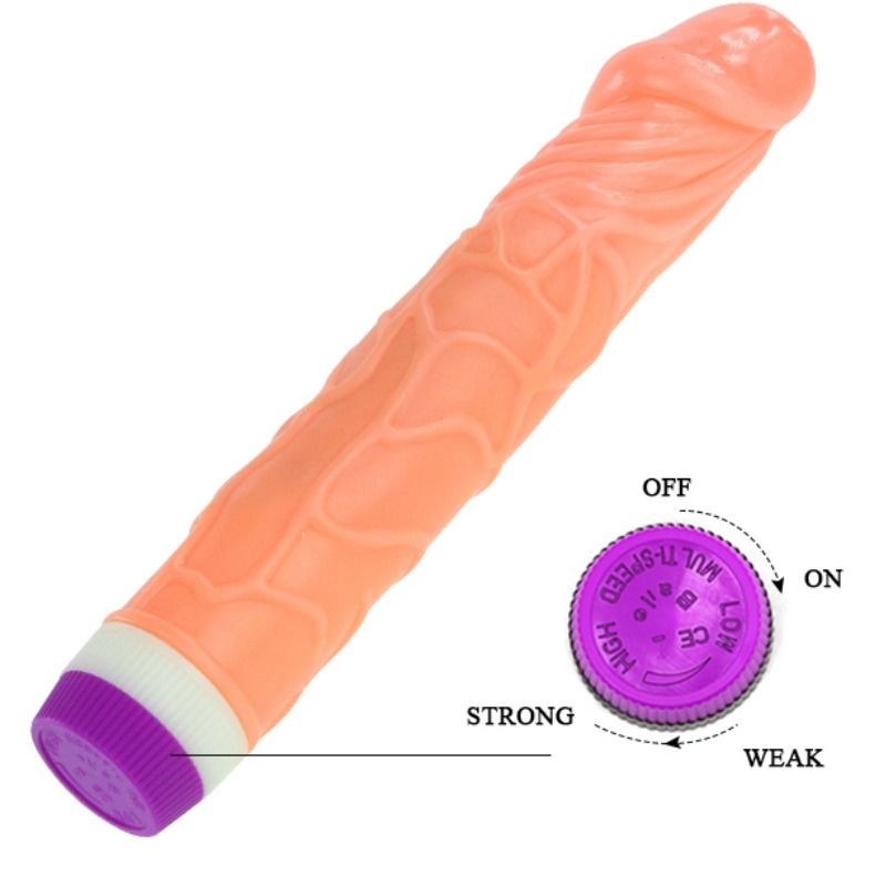 Baile - Vibromasseur Réaliste Vibrant 22,5 cm - Naturel
