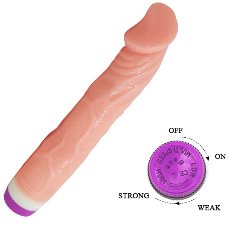 Baile - Vibromasseur Réaliste Vibrant 22 cm - Naturel