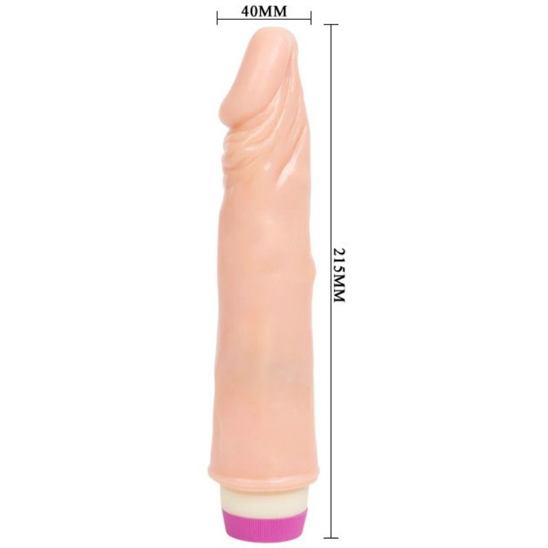 Baile - Vibromasseur Réaliste Vibrant 21,5 cm - Naturel