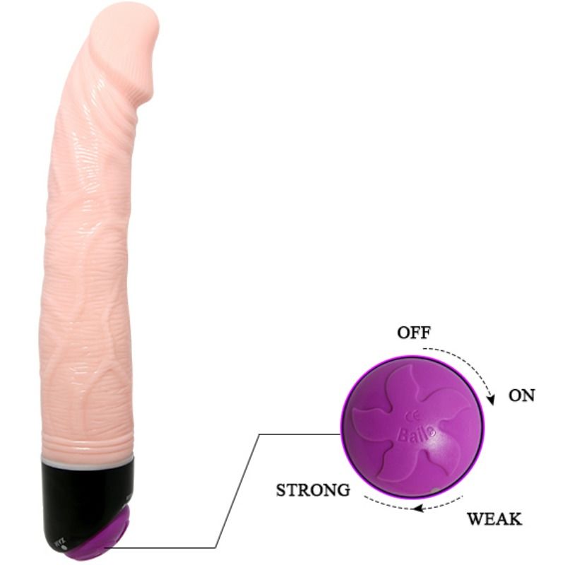 Baile - Vibromasseur Réaliste Vibrant 23 cm - Couleur Chair