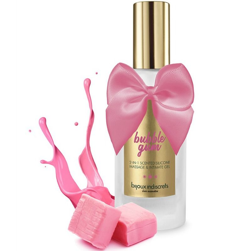 Bijoux Indiscrets - Gel de Massage & Lubrifiant Bubble Gum Silicone - 100 ml