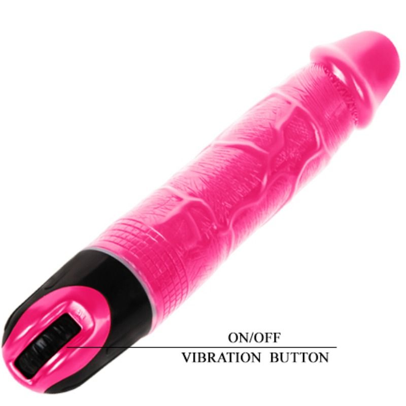 Baile - Vibromasseur Veiné Vibrant 24 cm - Rose