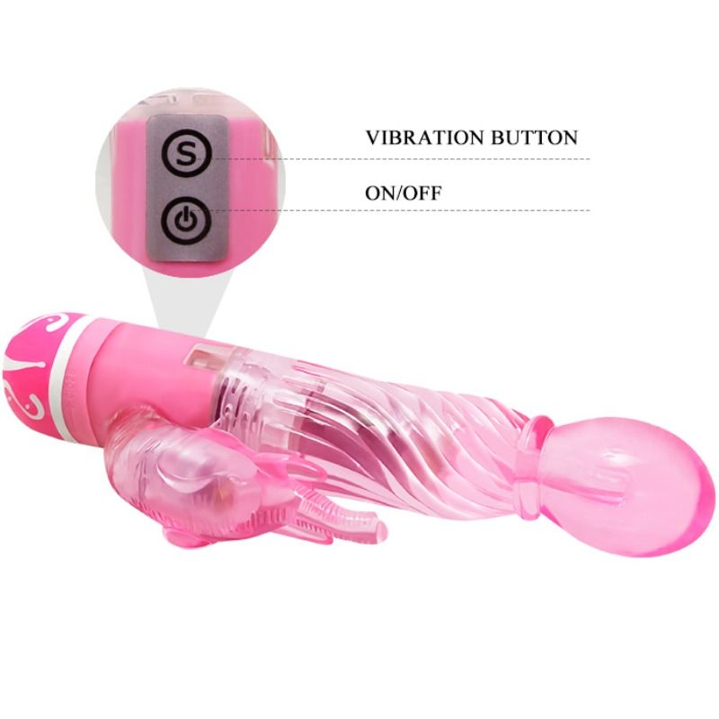 Baile - Vibromasseur avec Stimulateur de Clitoris Lover’s - Rose