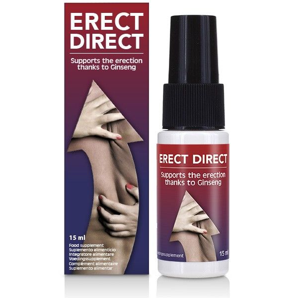 Cobeco Pharma - Spray pour Érection à Effet immédiat Erect Direct - 15ml