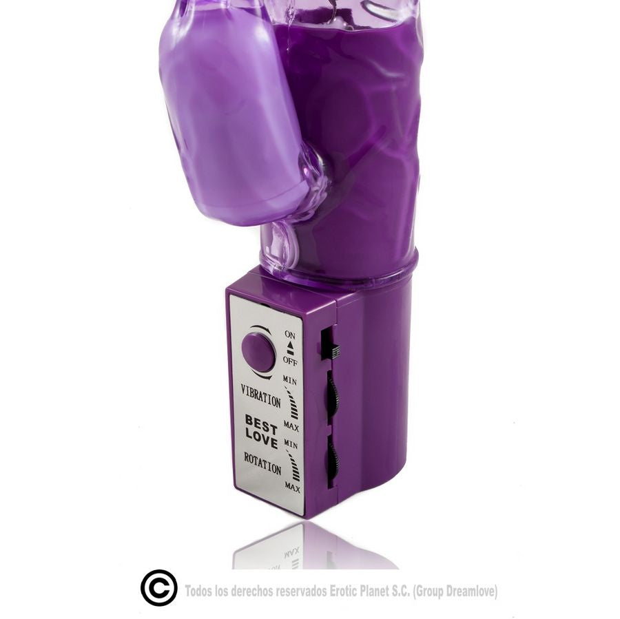 Baile - Vibro Rabbit et Rotatif 23 cm - Violet