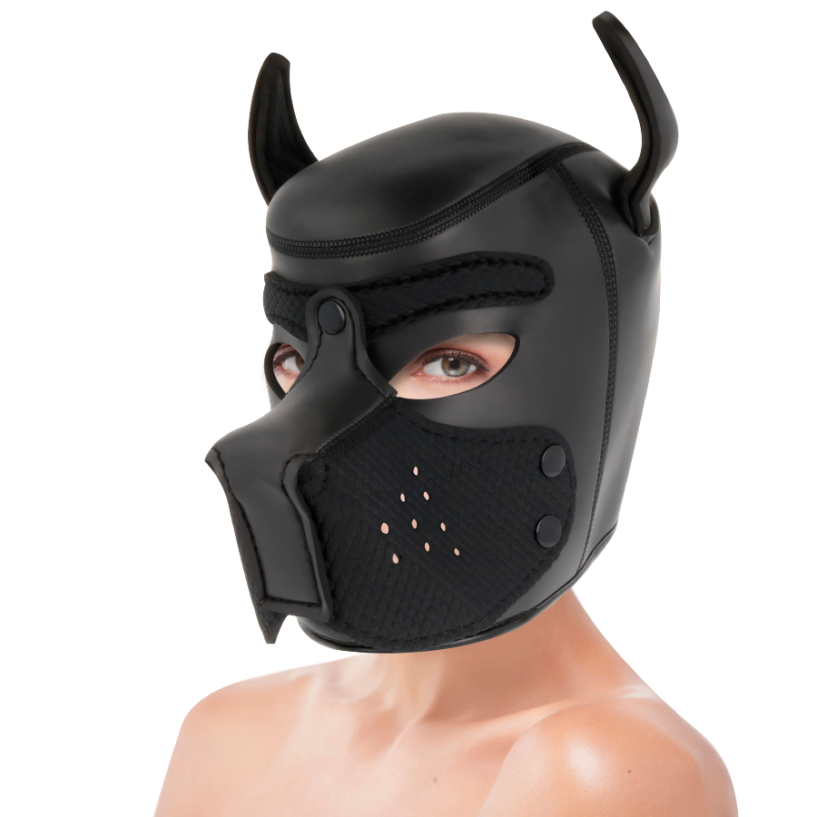 Masque chien néoprène museau amovible taille M - Darkness - Darkness
