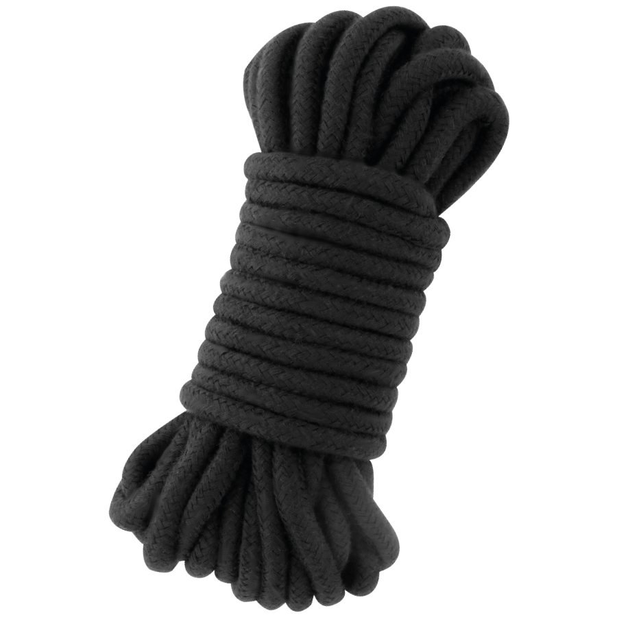 Darkness - Corde Bondage en coton 5m - Noir