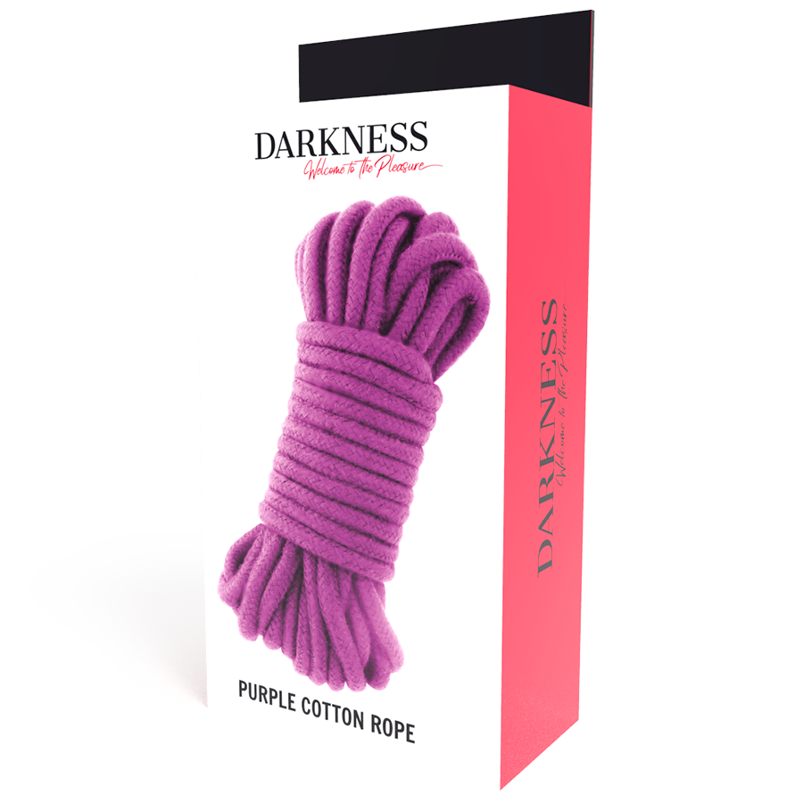 Darkness - Corde Bondage en coton 5m - Violet