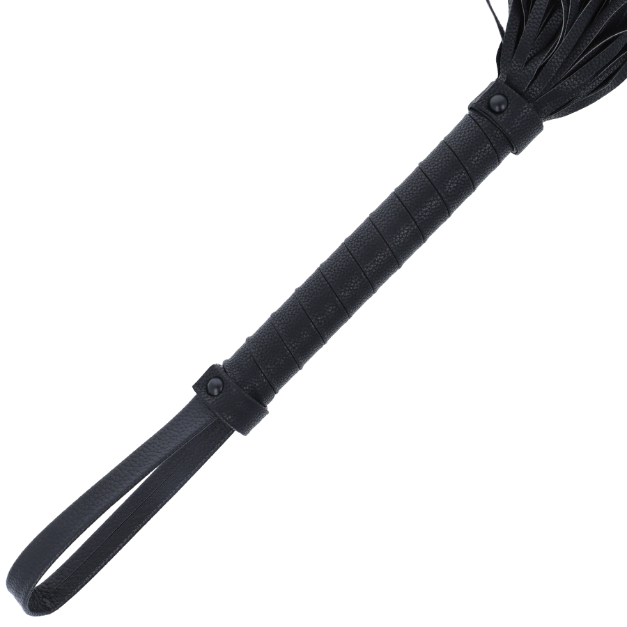 Darkness - Martinet Bondage en cuir Noir - 42cm