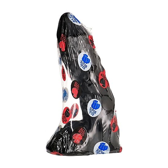 All Black - Gode Réaliste XXL avec veines - 23 cm