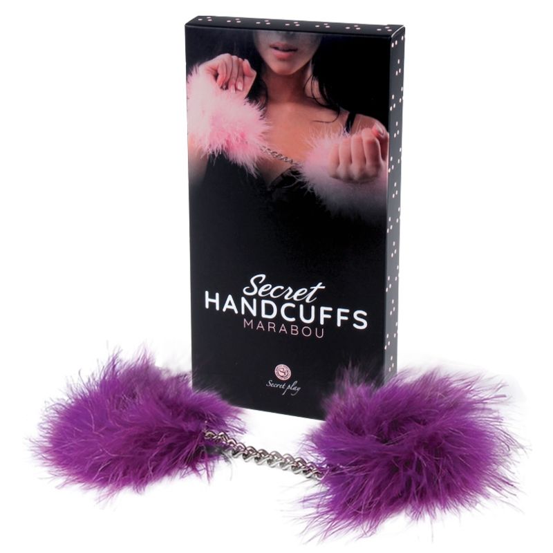 Secret Play - Menottes en Plumes Handcuffs Marabou - Violet