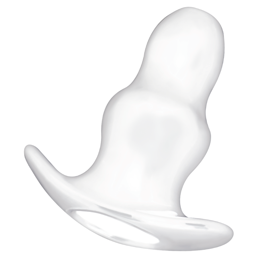 Plug Anal Tunnel Dilatateur 9,5 cm Transparent - Addicted Toys