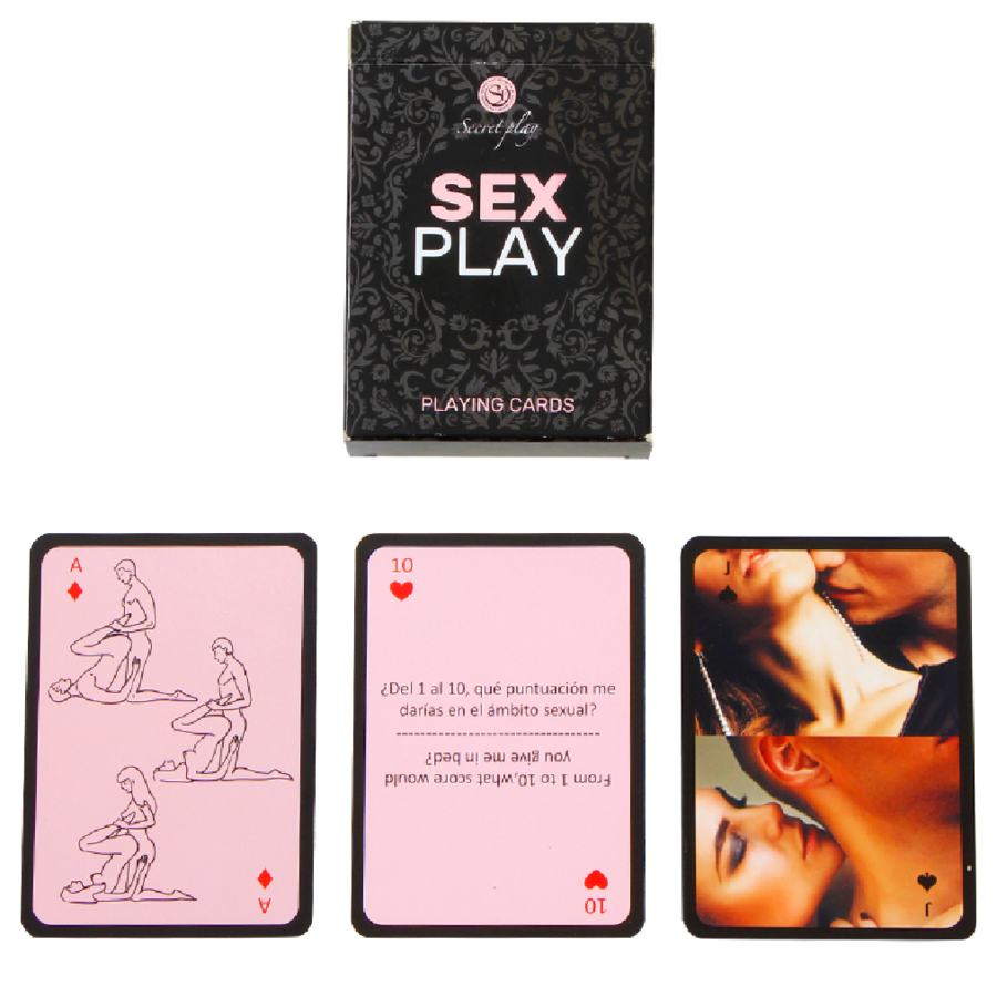 Secret Play - Jeu de Cartes pour Couple Sex Play (ES / EN)
