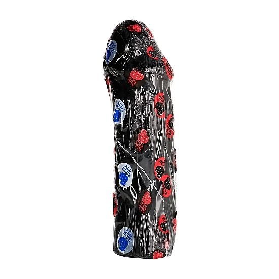 All Black – Gode fisting en forme de pénis - 28 cm