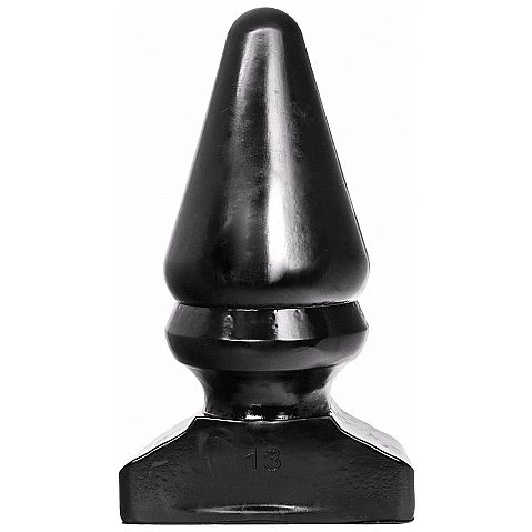 All Black - Plug anal en forme conique - 28,5 cm