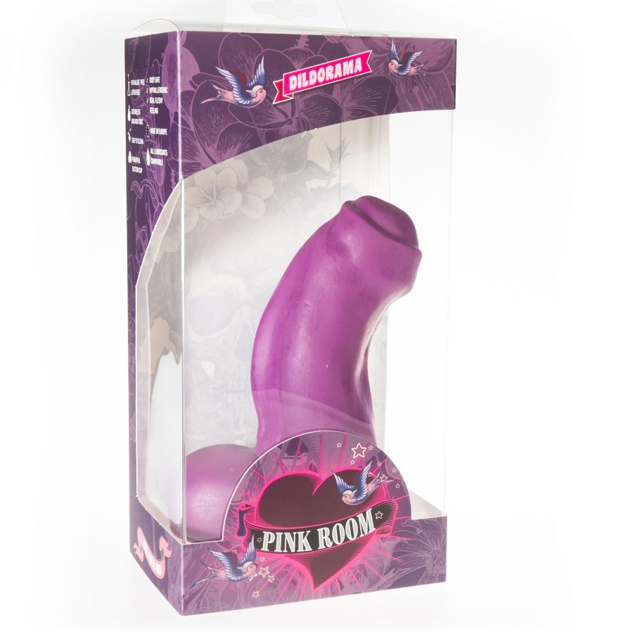 Pink Room - Dildo Ventouse Réaliste Violet / 16,5 cm