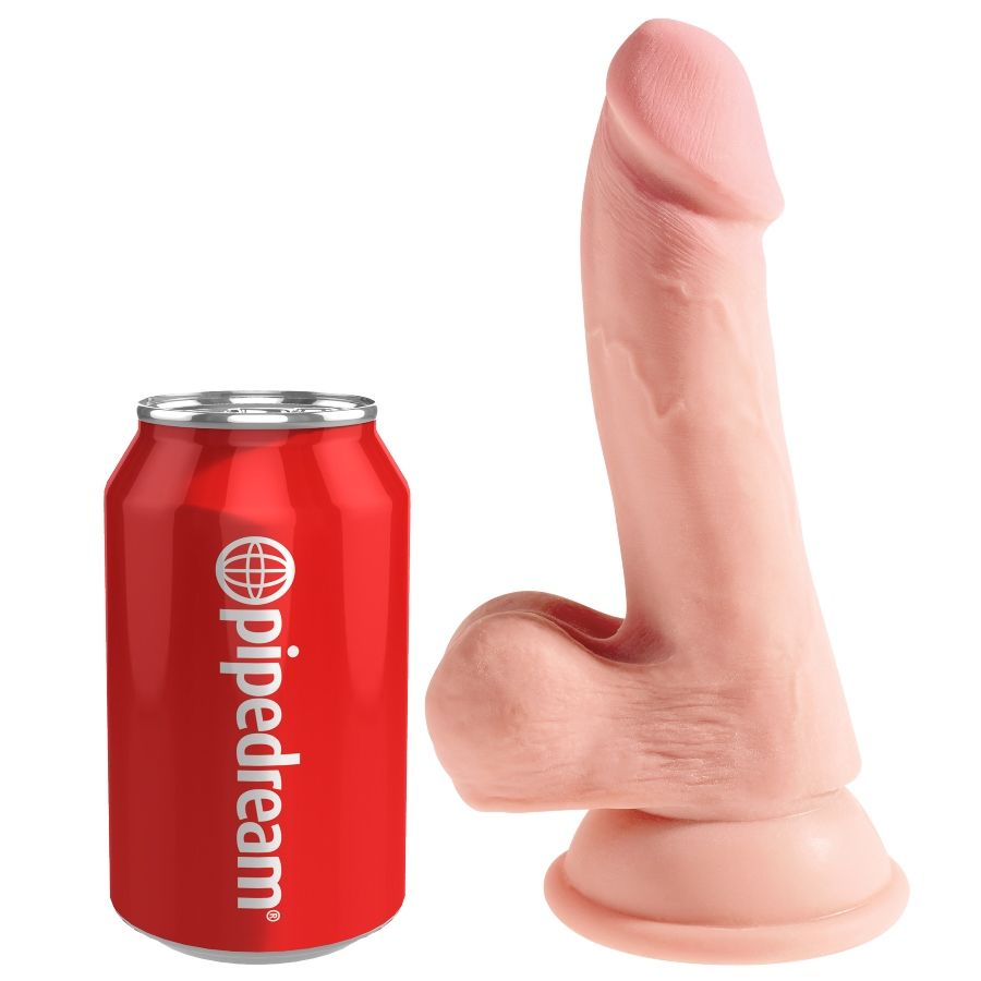 Gode Réaliste King Cock Triple Densité Chair 14cm - King Cock