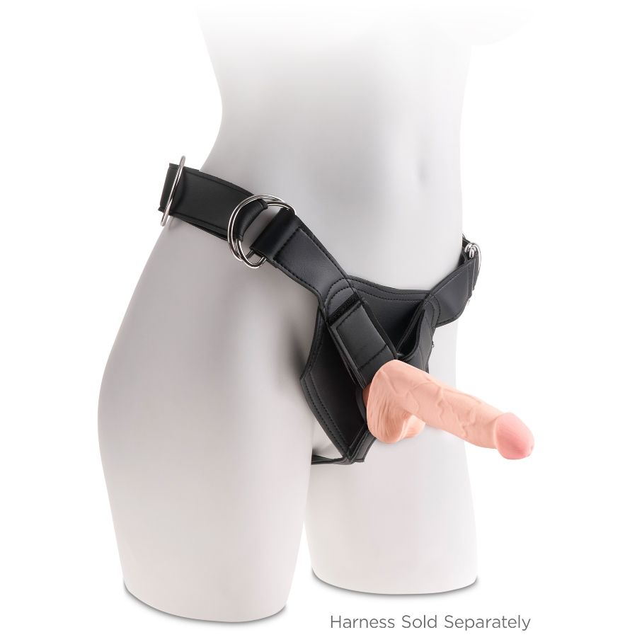 Gode Réaliste King Cock Triple Densité Chair 14cm - King Cock