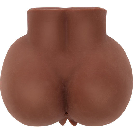 Masturbateur Réaliste Big Ass avec Vibrateur Marron - Act