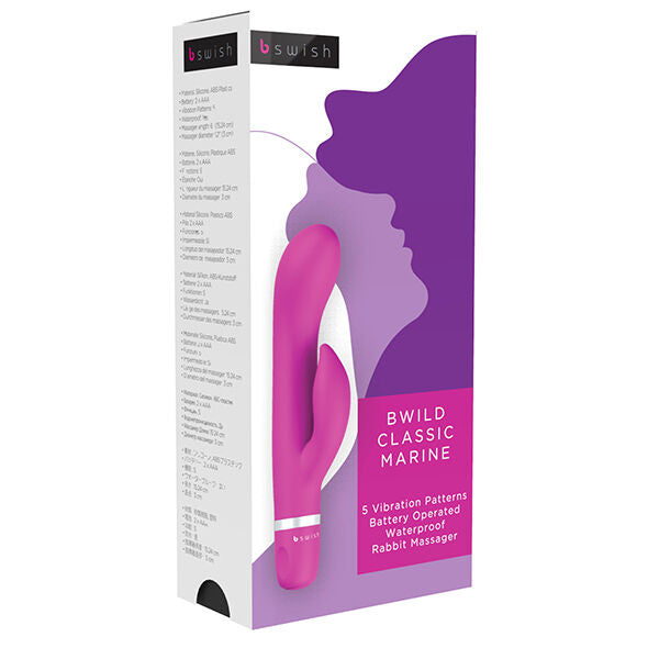 B Swish – Vibromasseur Rabbit Bwild Classic Marine - Magenta