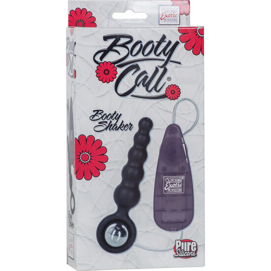 Plug Anal Vibrant Booty Call Booty Shaker Noir - Calexotics