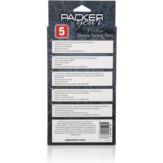 Pénis en Silicone Packer Gear 12,75 cm Caramel - Calexotics