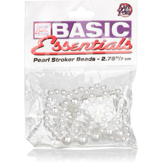 Gaine Pénienne Perles Basic Essentials Grande - Calexotics