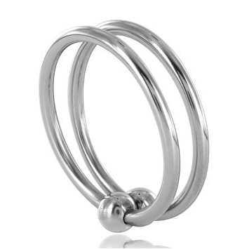 Cockring double anneau 28mm - Metal Hard - METAL HARD