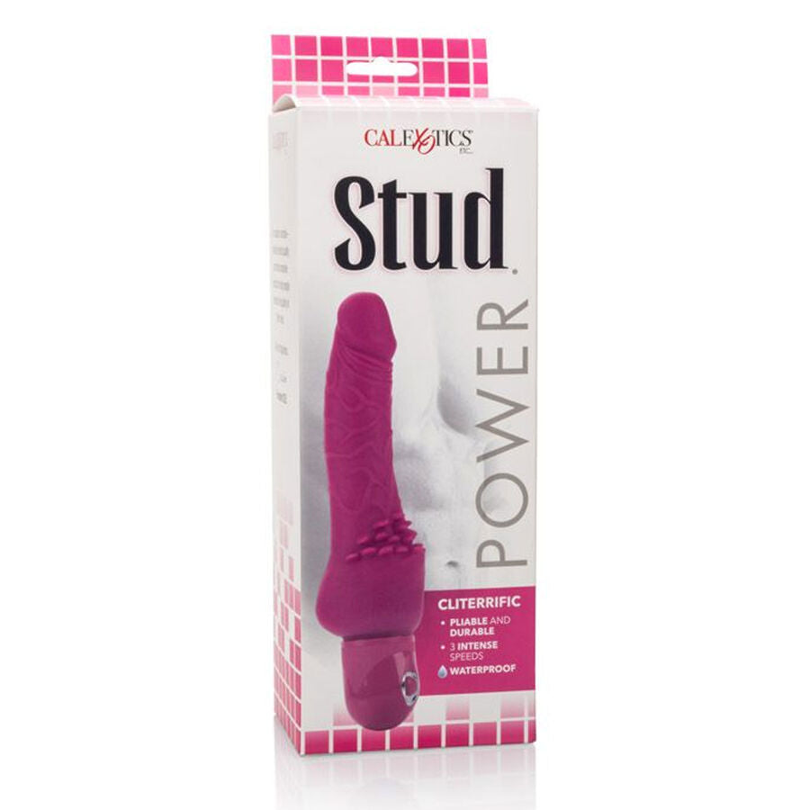 Vibrateur Réaliste Power Stud Cliterrific Rose - Calexotics