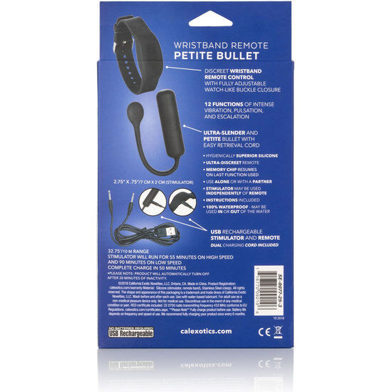 Vibromasseur Bullet Petite Bullet Télécommandé - Calexotics