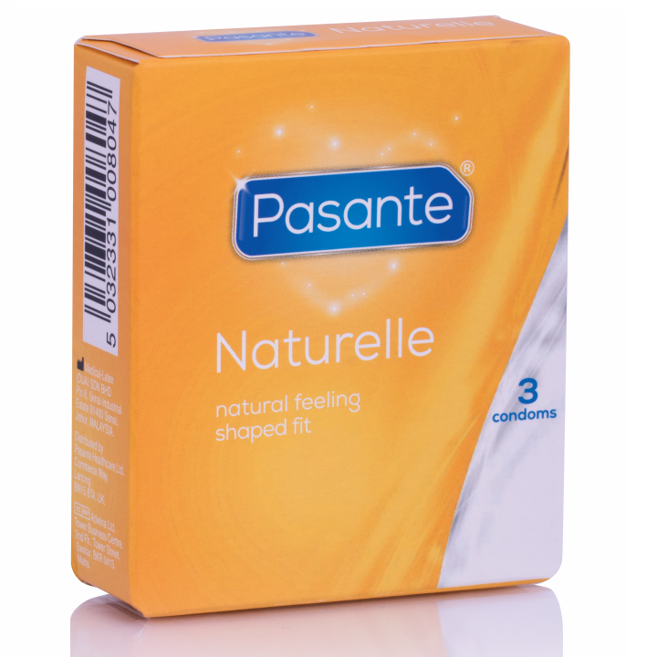 Préservatif naturel Pasante Naturelle pack de 3 - Pasante - PASANTE