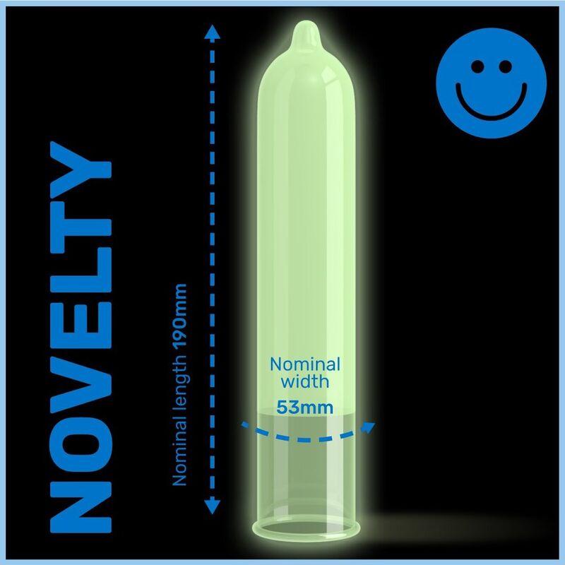 Préservatifs fluorescents Pasante Glow pack de 12 - Pasante - PASANTE