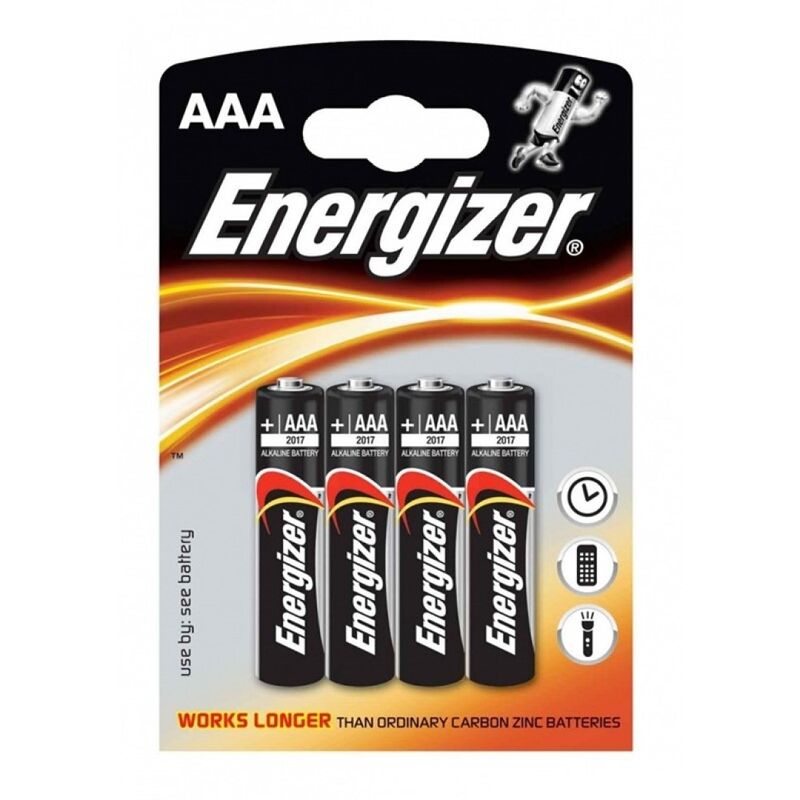 Piles Alcalines AAA LR03 Energizer Pack de 4 - Energizer