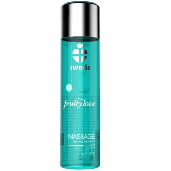 Huile Massage Fruity Love Cassis Citron Vert Chauffante - Swede - SWEDE