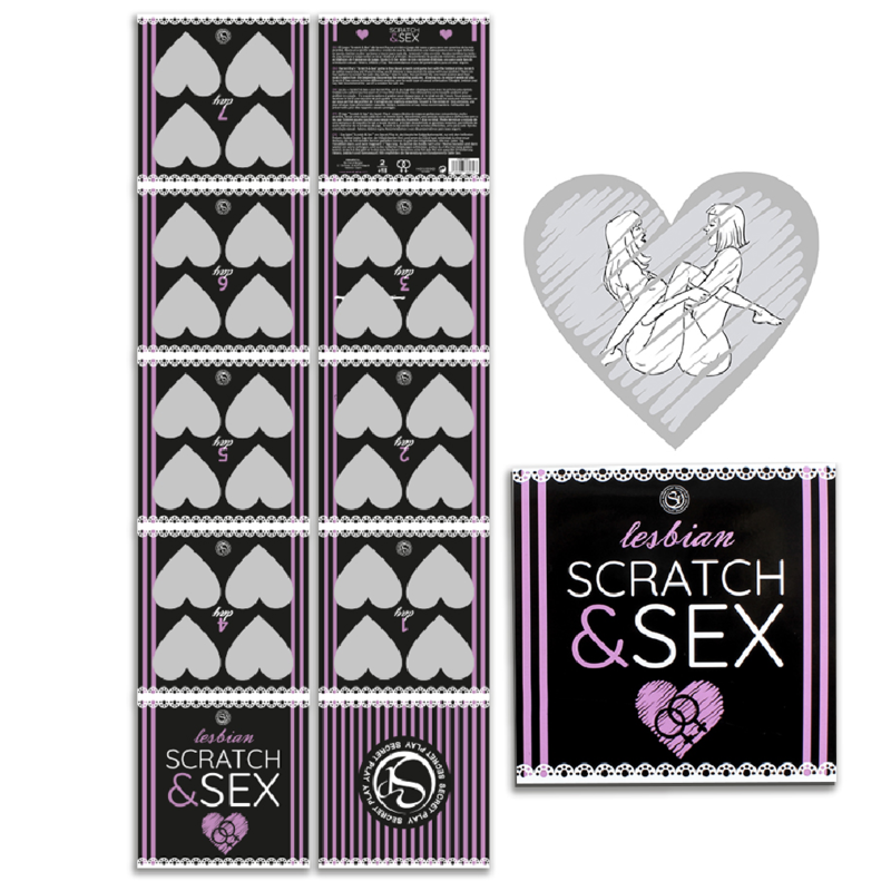 Secret Play - Jeu de Grattage Sexy Version Lesbienne Scratch & Sex