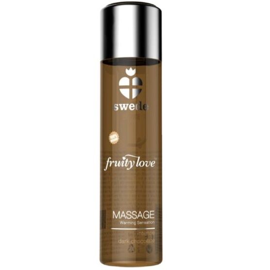 Huile de massage chauffante Fruity Love chocolat noir 60ml - Swede - SWEDE