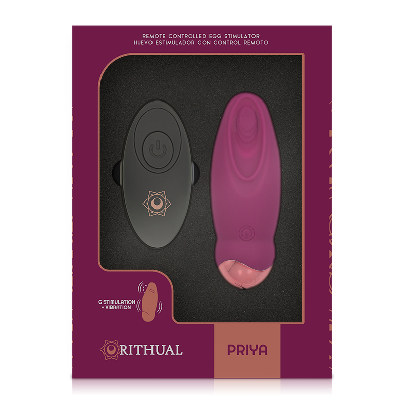 Rithual – Oeuf vibrant avec Stimulation Point G – Violet