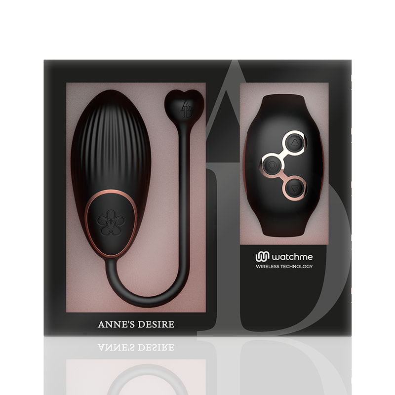 Anne's desire - egg technologie de télécommande watchme noir/or
