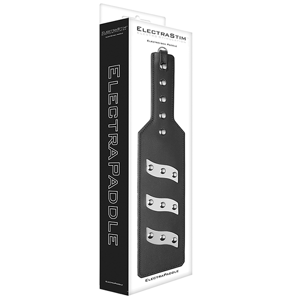 Paddle BDSM ElectraPaddle Cuir Électrostimulation - ElectraStim