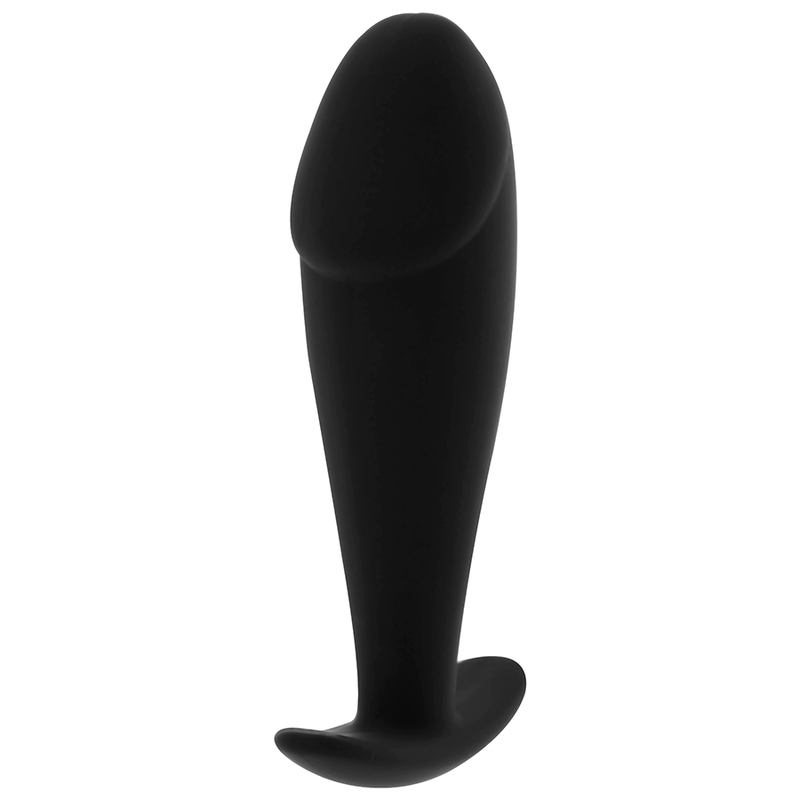 Ohmama - Plug Anal en Silicone en forme de Pénis Noir - 10 cm