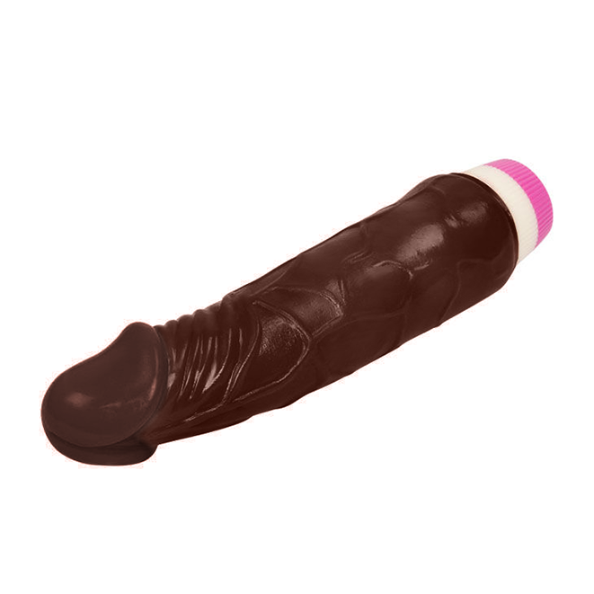 Baile - Vibromasseur Gode Réaliste Marron - 19,5 cm