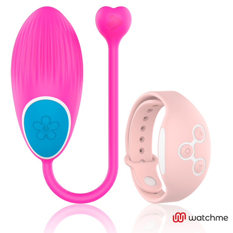 Wearwatch – Oeuf vibrant avec bracelet télécommandé – Rose/Fuchsia